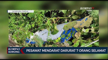 Kehabisan BBM Pesawat Mendarat Darurat Di Keerom Papua