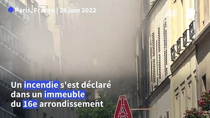 Paris: un incendie dans un immeuble du 16e arrondissement fait neuf blessés