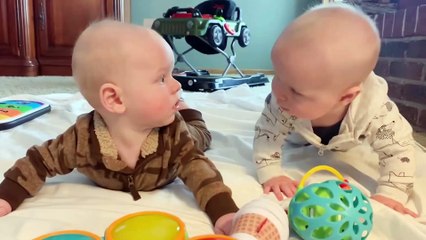 Best Videos Of Funny Twin Babies Compilation - Twins Baby Video