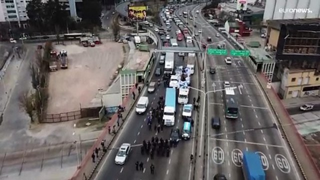 Camionistas protestam na Argentina