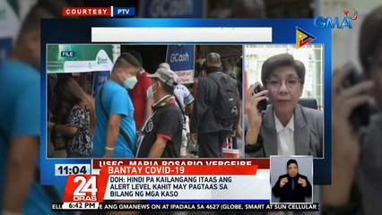 DOH: Hindi pa kailangang itaas ang alert level kahit may pagtaas sa bilang ng mga kaso | 24 Oras