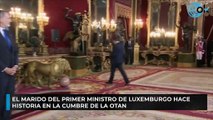 El marido del primer ministro de Luxemburgo hace historia en la cumbre de la OTAN
