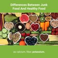 Differences Between Junk Food And Healthy Food