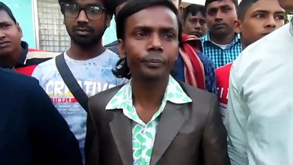 Hero Alom__নির্বাচন উপলক্ষে নন্দীগ্রামে হিরো আলম।