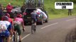 Crash In Lead Group | British National Championships Road Race 2022