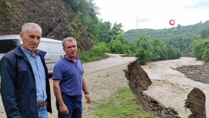 Sel suları çekildikten sonra heyelan korkusu başladı