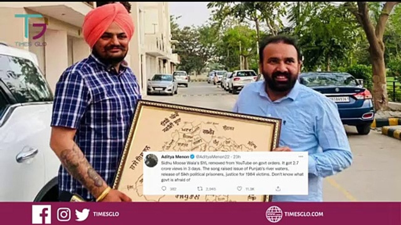 Late singer Sidhu Moosewala’s song ‘SYL’ banned from YouTube in India