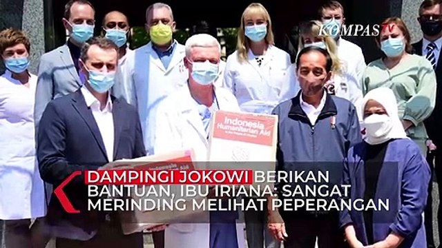 Ibu Iriana Ngaku Merinding Saat Dampingi Jokowi Berikan Bantuan