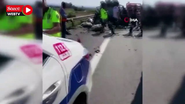 Osmaniye'de feci kaza: 1 ölü, 1 yaralı