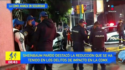 En materia de seguridad, diario se redoblan esfuerzos: Sheinbaum