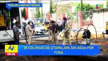 fb Colonias de Iztapalapa se quedan sin agua por fuga