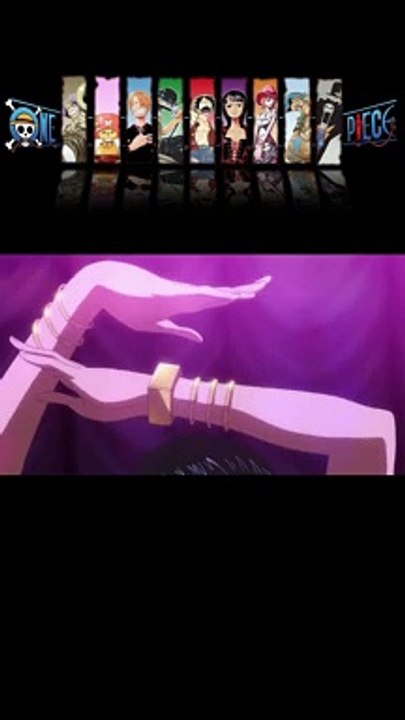 Nico Robin is dancing for the Marines