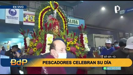 Celebran el Día del Pescador en terminal pesquero con gran devoción a San Pedro y San Pablo