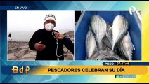 Así celebran los pescadores su día en Pisco