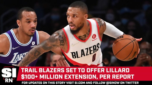Trail Blazers Set to Offer Lillard $100+ Million Extension, per Report