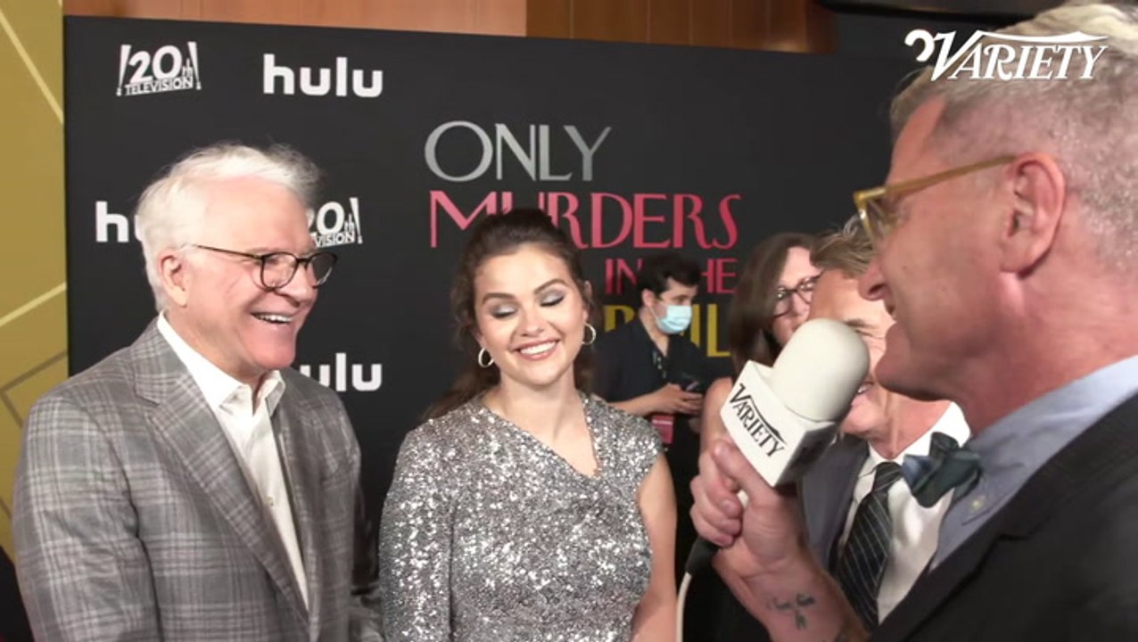 Only Murders in the Building Red Carpet - Steve Martin, Selena Gomez, and Martin Short