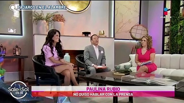 Paulina Rubio no dio 'Ni una sola palabra' a los medios