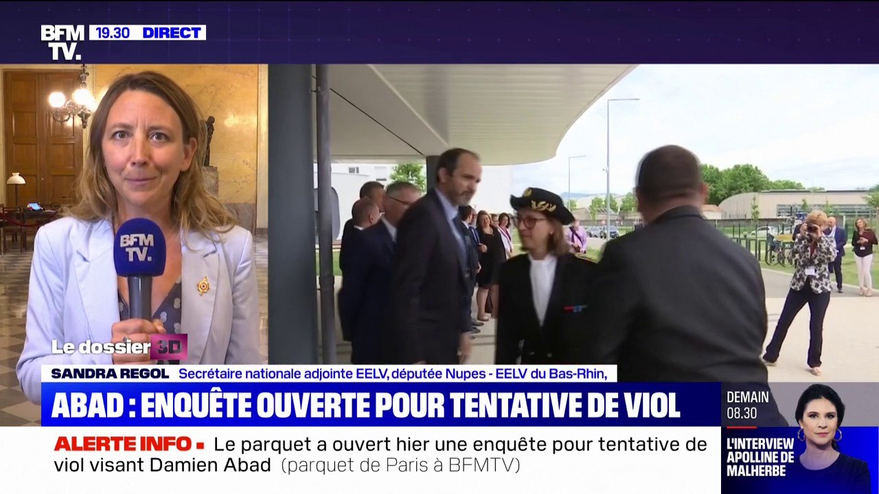 Sandra Regol à propos de Damien Abad: "Il était temps qu'il y ait une enquête"