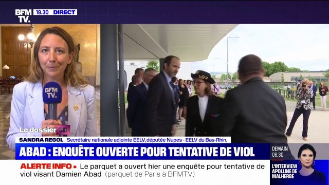 Sandra Regol à propos de Damien Abad: Il était temps qu'il y ait une enquête