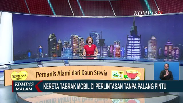 Mobil Tertabrak Kereta Api Jurusan Sukabumi - Cianjur Saat Melewati Perlintasan Tanpa Palang Pintu