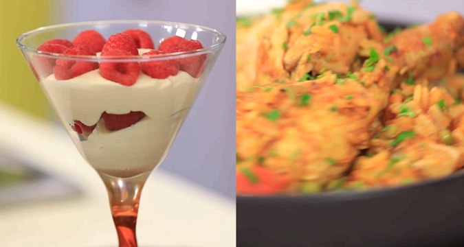 Riz poulet et légumes, Mousse au chocolat blanc - Koujinetna Haka Ep 21