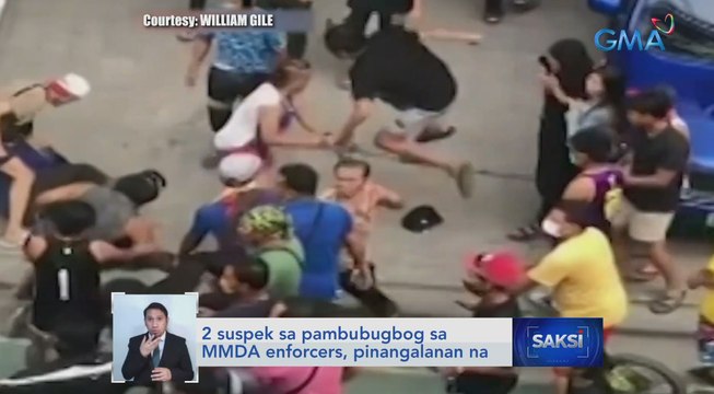 2 suspek sa pambubugbog sa MMDA enforcers, pinangalanan na | Saksi
