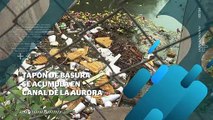Tapón de basura se acumula en la red de aguas pluviales de la Aurora| CPS Noticias Puerto Vallarta