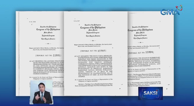 Mga huling batas na pinirmahan ni PRRD, inilabas ng Malacañang bago matapos ang kanyang termino | Saksi