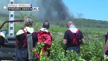 Pyrénées-Orientales: les pompiers continuent à surveiller l'incendie