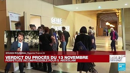 Attentats du 13-Novembre: Salah Abdeslam condamné à la perpétuité incompressible