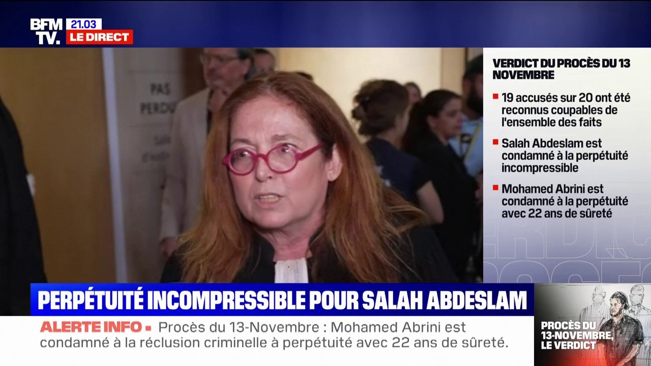 Me Catherine Szwarc: "Pour les victimes, ce qui compte c'est que l'ensemble des scènes de crime ont été considérées comme une unique scène de crime"