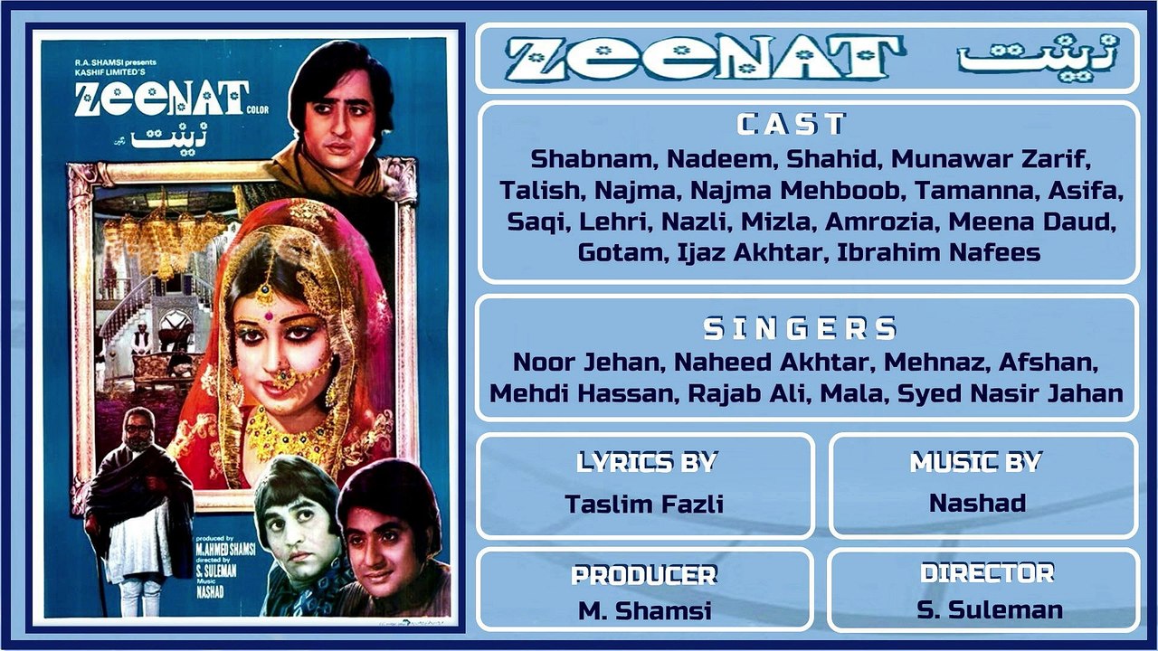 Mohe panghat pe nand lal chhair gayo - Mehdi Hassan - Film Zeenat