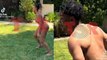 Kanye West's girlfriend, Chaney Jones, shares video playing football with Diddy's son, Justin, in the middle of breakup rumors