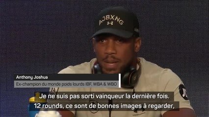 Poids lourds - Joshua : "Ma défaite contre Usyk appartient au passé"