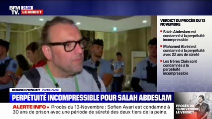 Bruno Poncet, rescapé du Bataclan: "Je vais pouvoir reprendre mon quotidien, même si je suis gravé au fer rouge après ce que j'ai vécu"