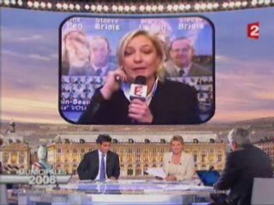 FN - Marine Le Pen - Réactions municipales cantonales