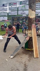 Springboard Preliminary Round 2022 Webster Spring Wood Chopping Festival