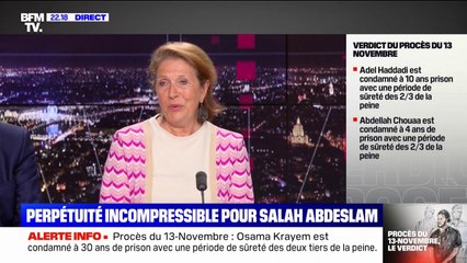 Marie-Claude Desjeux sur le procès du 13-Novembre: pour les victimes, "le verdict est comme une espèce d'effondrement"