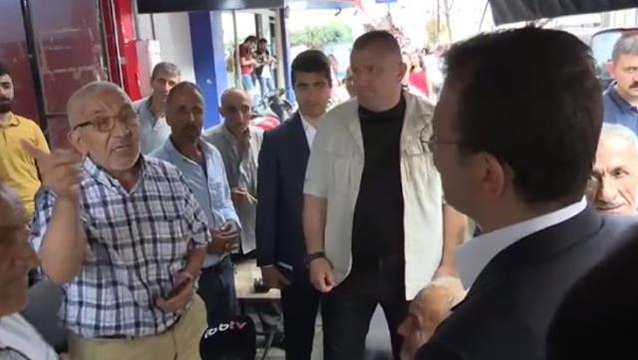 İmamoğlu, kreş ve metro vaatlerini soran AK Partili vatandaşı ne dediyse ikna edemedi! Sonunda kendisi pes etti