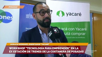 Workshop "Tecnología para emprender" en la ex estación de trenes de la costanera de Posadas