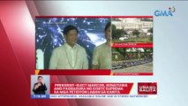 President-elect Marcos, ikinatuwa ang pagbasura ng Korte Suprema sa mga petisyon laban sa kanya | UB