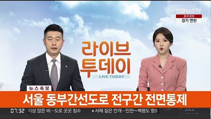[속보] 서울 동부간선도로 전구간 전면통제