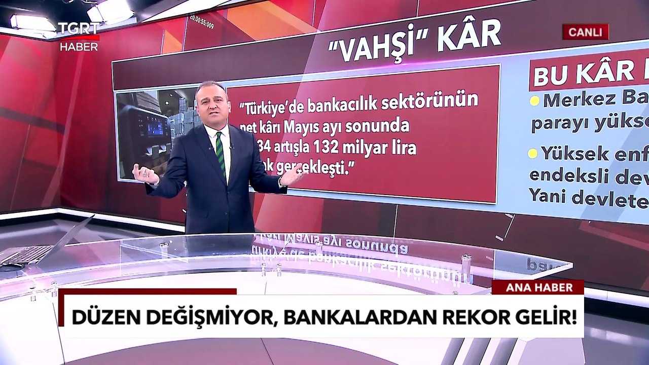 Bankalardan Rekor Gelir: Kârlarına Kâr Kattılar - Ekrem Açıkel ile TGRT Ana Haber