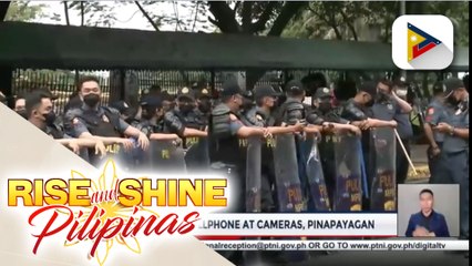 Transparent o see through backpacks, tanging pinapayagang dalhin