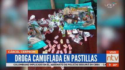 Drogas camufladas en masticables