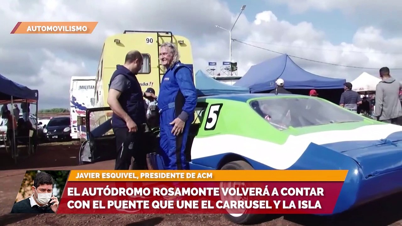 El autódromo Rosamonte volverá a contar con el puente que une el carrusel y la isla