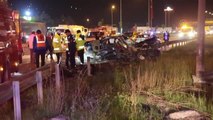 Anadolu Otoyolu'nun Bolu kesimindeki trafik kazasında 2 kişi öldü, 2 kişi yaralandı
