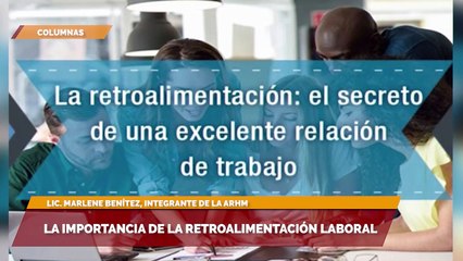La importancia de la retroalimentación laboral