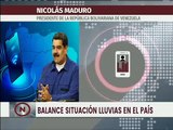 Presidente Maduro: Ciclón DOS está saliendo del país, las lluvias han sido leves y moderadas