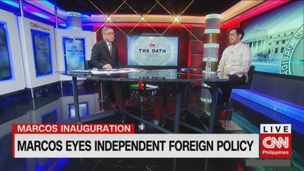 Télécharger la video: Marcos eyes independent foreign policy | The Oath: The Presidential Inauguration